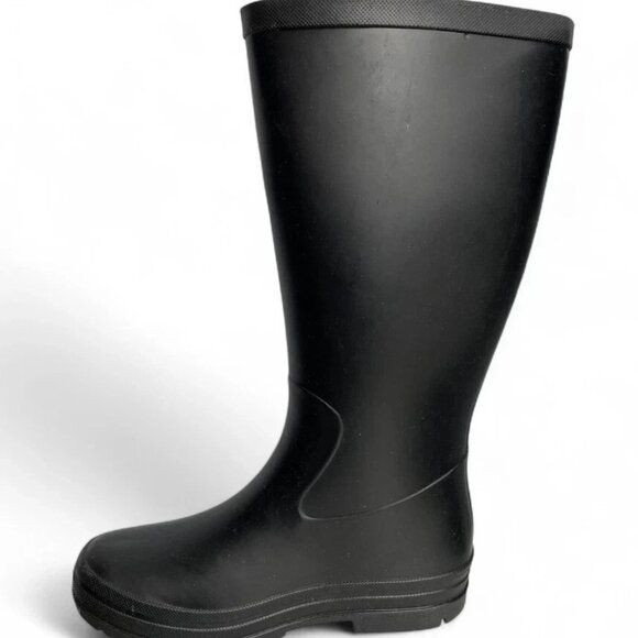 New George Black Wellies Rain Waterproof Boots Women's 7 - Picture 5 of 12